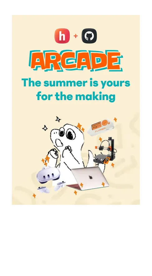 The Arcade landing page